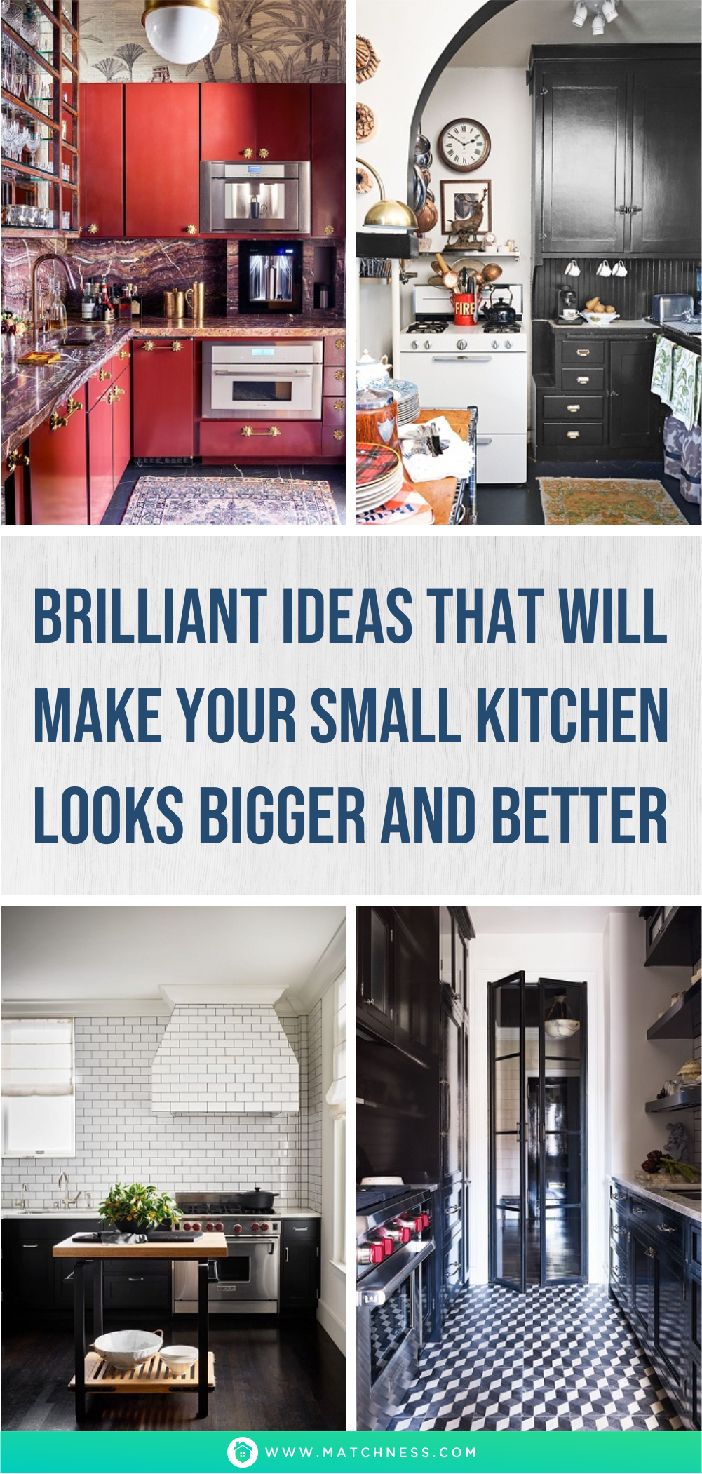 Brilliant ideas that will make your small kitchen looks bigger and better1