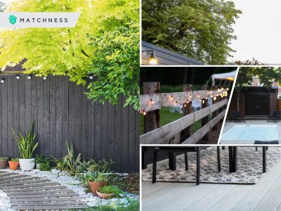 Elevating fence lighting ideas for glowing border garden decoration2