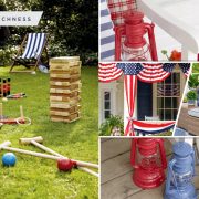 Festive ways to enjoy the outdoors with patriotic summer theme decor2
