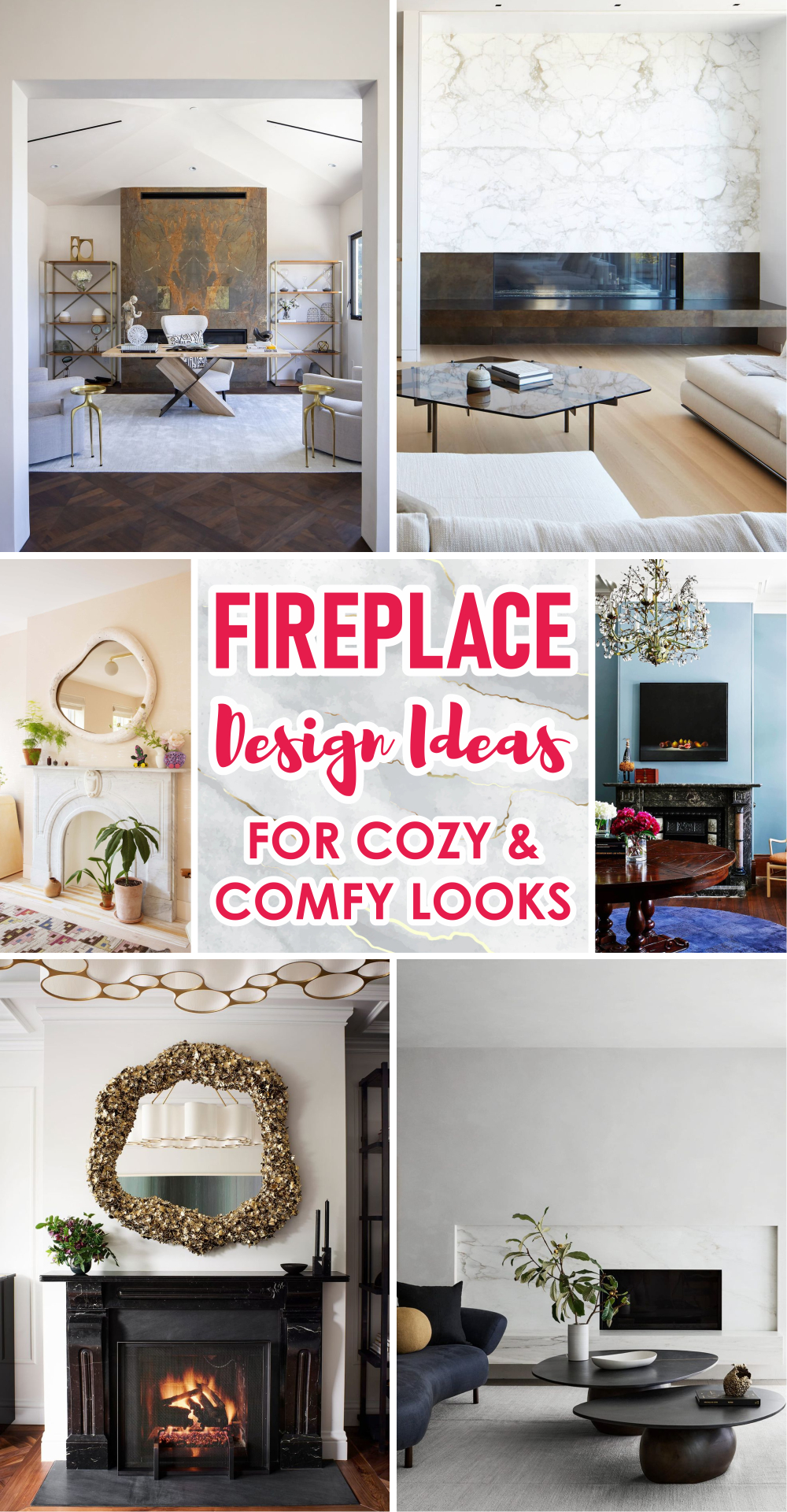 Fireplace design ideas for cozy and comfy looks 1