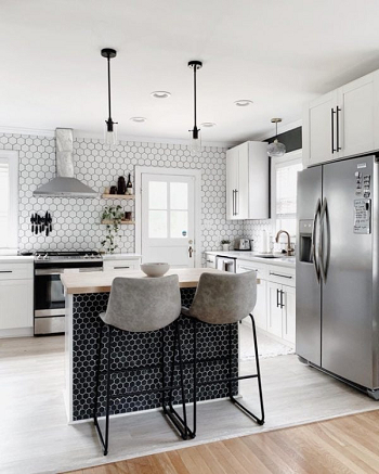 Install a cabinet on top Unbelievable Ways To Organize A Small Kitchen With No Pantry