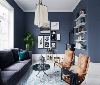 Minimalist blue Ultra Peaceful Summer Design Ideas For Minimalist Home Style
