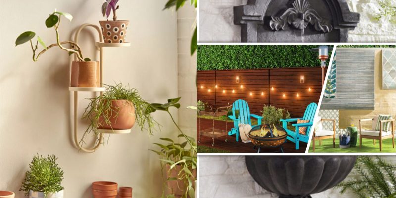 Miraculous wall decoration ideas for well-designed outdoor presentation2