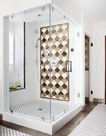 Shower window seat Extra Level Walk In Shower Design Ideas With Seat For Comfortable Purpose