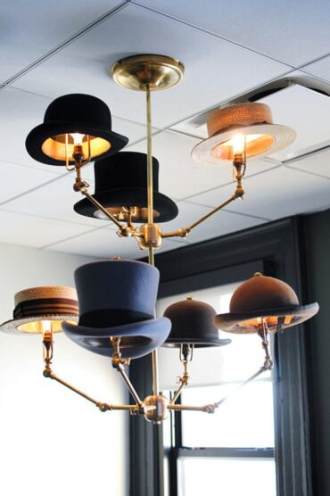 Sophisticated industrial hat rack Utilitarian Ways To Hang Your Hat Collection At Home For Pretty Display