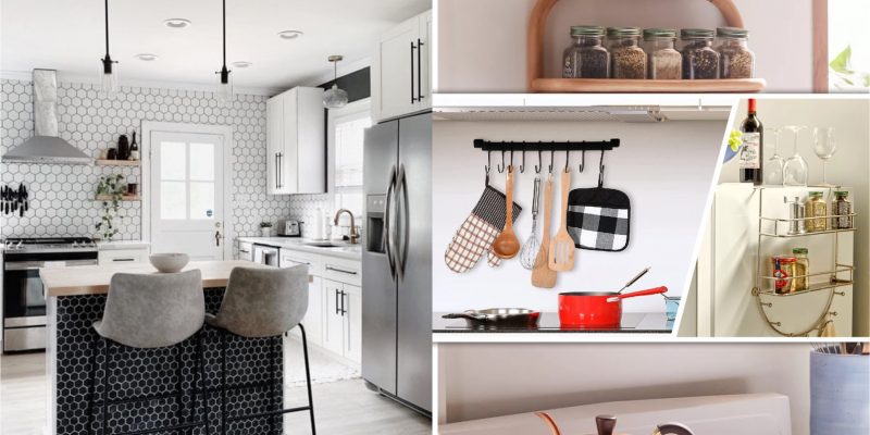 Unbelievable ways to organize a small kitchen with no pantry2