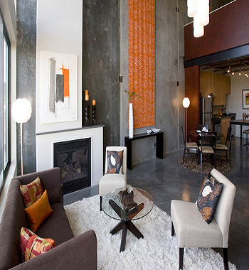 Unexpected way with textile Timeless Warmth Tall Wall Decoration Ideas For More Interesting Sky-High Rooms