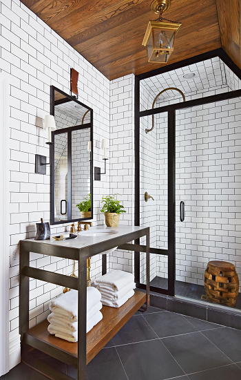 Wood seating of walk-in shower Extra Level Walk In Shower Design Ideas With Seat For Comfortable Purpose