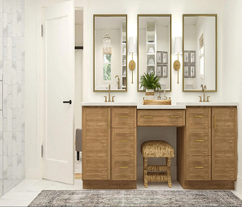 Choose brass hardware in the bathroom Upgrading Bathroom Style Ideas For Luxurious And Spa-Like Design