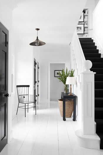 Choose for the white floors Stimulating Design Tips To Brighten Up A Dark Room Without Renovation