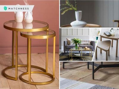 Handy nesting tables for additional surface space with no bulky permanent fixture2