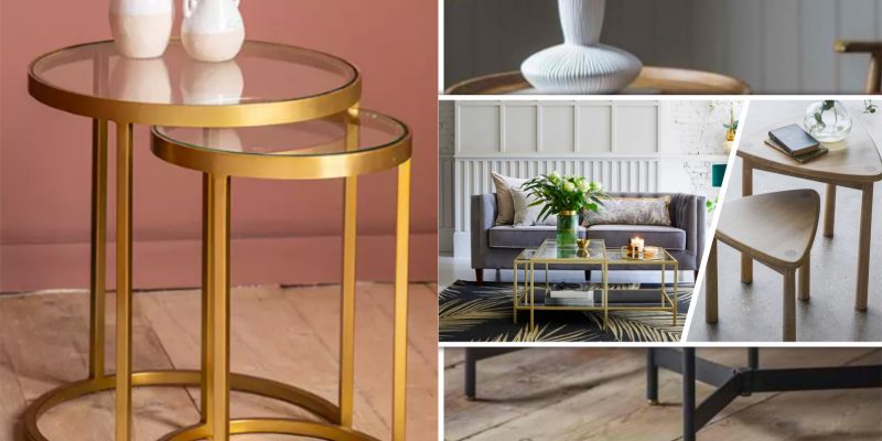 Handy nesting tables for additional surface space with no bulky permanent fixture2