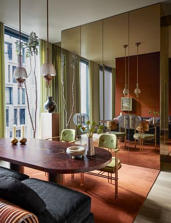 Hang a mirror Stimulating Design Tips To Brighten Up A Dark Room Without Renovation