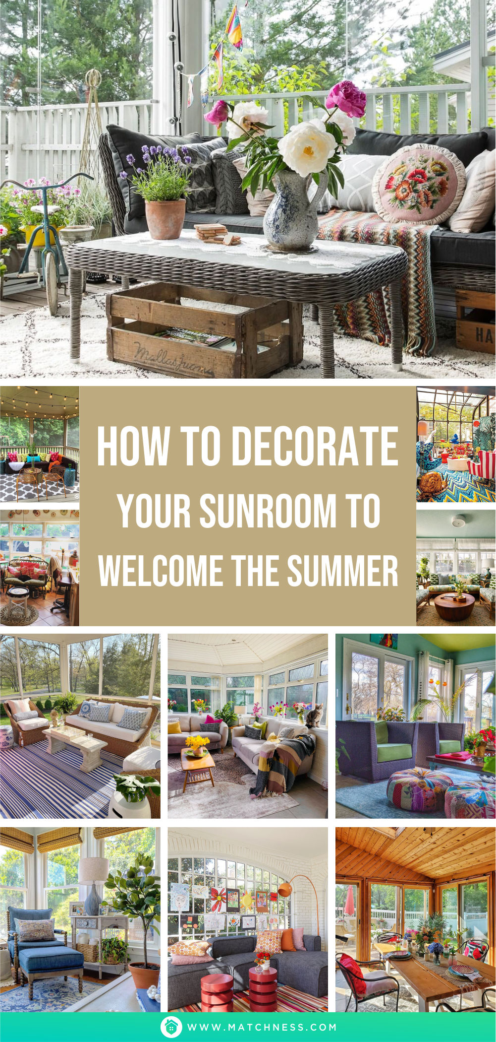 How to decorate your sunroom to welcome the summer 1