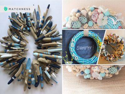 Impress your guests with these 30 summer wreath ideas2