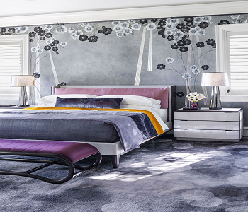 Incorporate metallic in a bedroom Stimulating Design Tips To Brighten Up A Dark Room Without Renovation