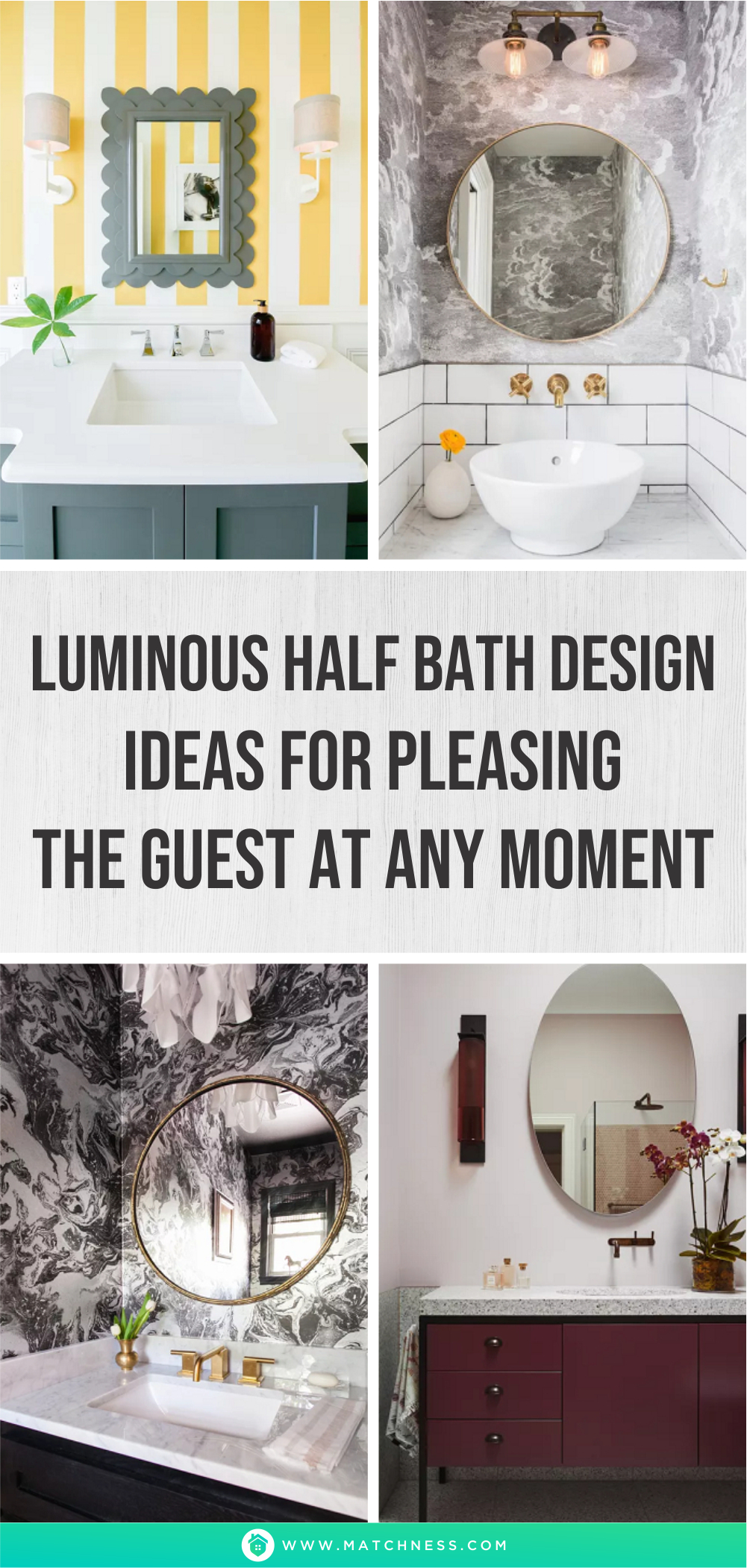 Luminous half bath design ideas for pleasing the guest at any moment1