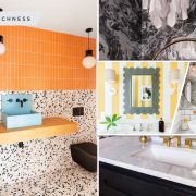 Luminous half bath design ideas for pleasing the guest at any moment2