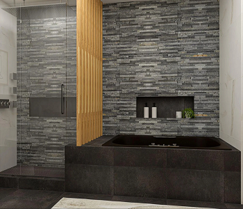 Neutral stone Upgrading Bathroom Style Ideas For Luxurious And Spa-Like Design