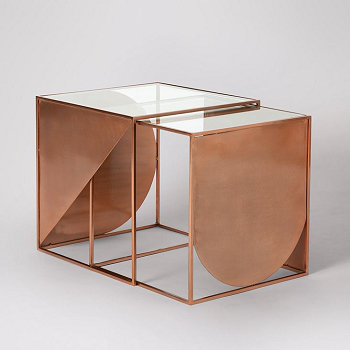 Pablo nesting tables Handy Nest Of Tables For Additional Surface Space With No Bulky Permanent Fixture