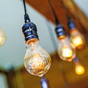 Vintage bulb lighting interior decor