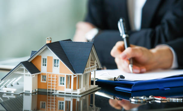 Contract, mortgage document,signing, writing, model home