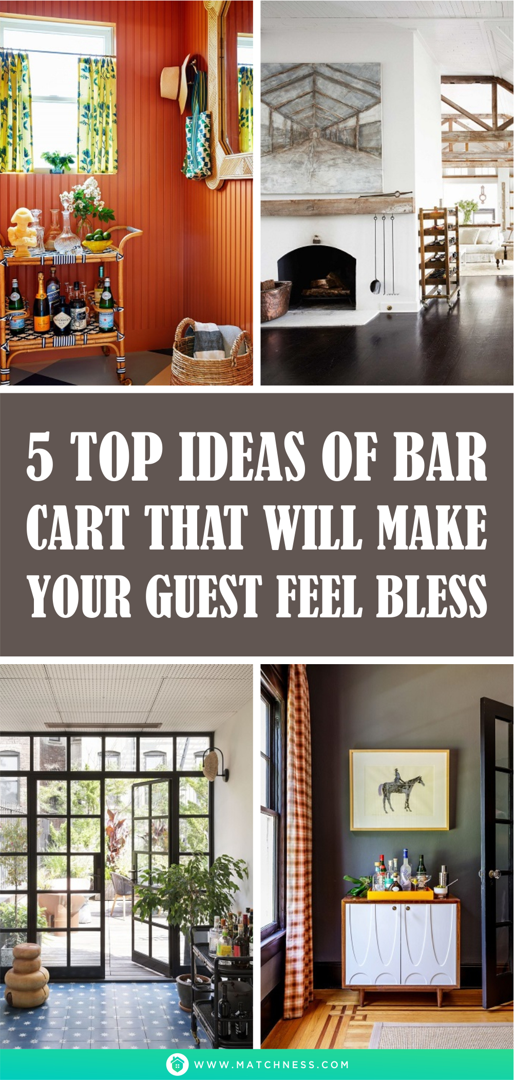 5 top ideas of bar cart that will make your guest feel bless1