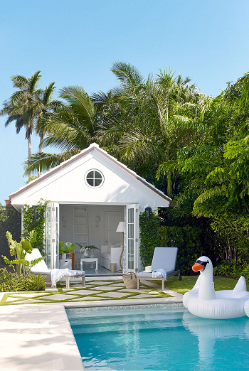 Crawl space for more storage Entertaining Summer Pool And Cabana Design For Endless Vacation