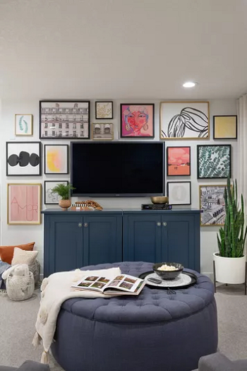 Fake built-in look Tremendous Ways To Bring Organization Into Your Basement