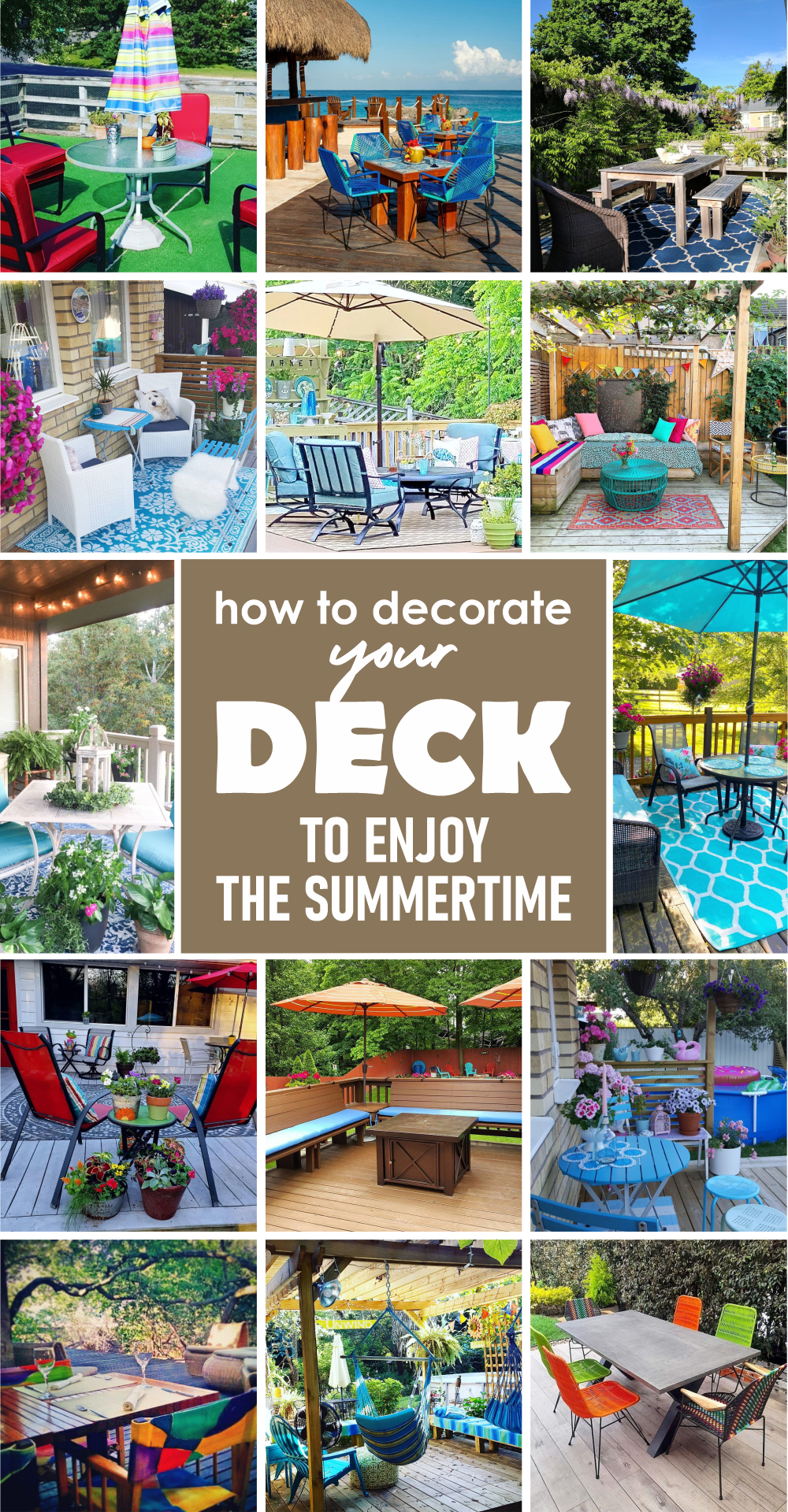 How to decorate your deck to enjoy the summertime 1