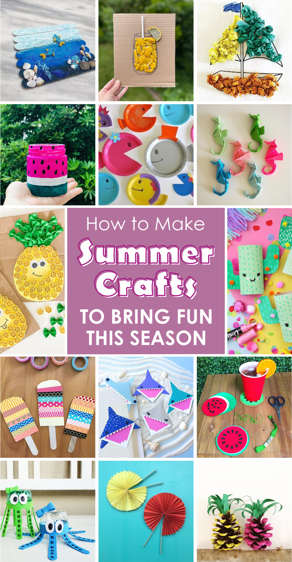 How to make summer crafts to bring fun this season 1