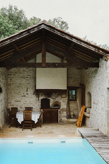 Rustic pool design Entertaining Summer Pool And Cabana Design For Endless Vacation