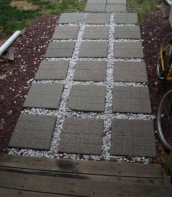 Simple molded stepping stone Decorative Stepping Stone To Feel Like An Adventure