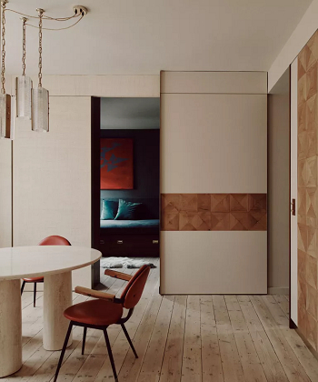 Sliding panel Mind-Blowing Broken Plan Living Room Ideas For Practical Sub-Divided Spaces