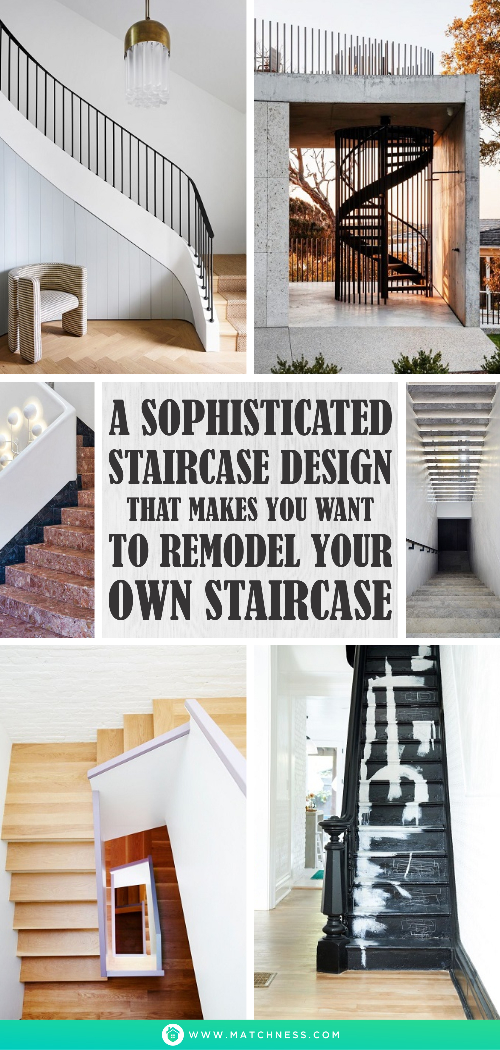 A sophisticated staircase design that makes you want to remodel your own staircase1
