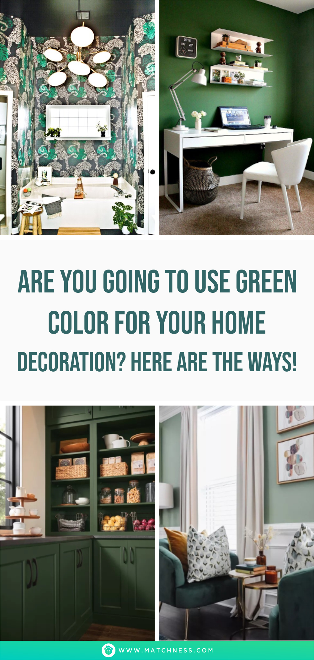 Are you going to use green color for your home decoration here are the ways!1