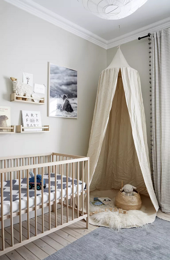 Ceiling canopy reading nook Playful Practical Kids’ Reading Corners Design Ideas To Enjoy Creativity