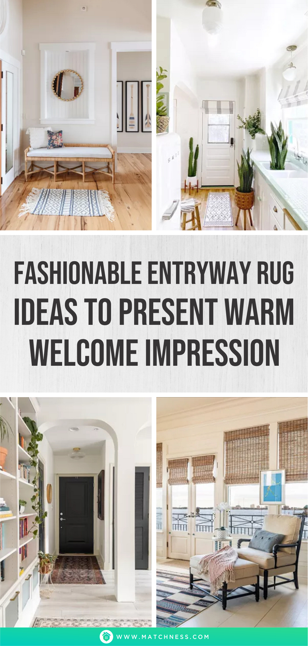Fashionable entryway rug ideas to present warm welcome impression1