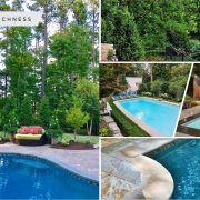How to create a beautiful landscaping around the pools2