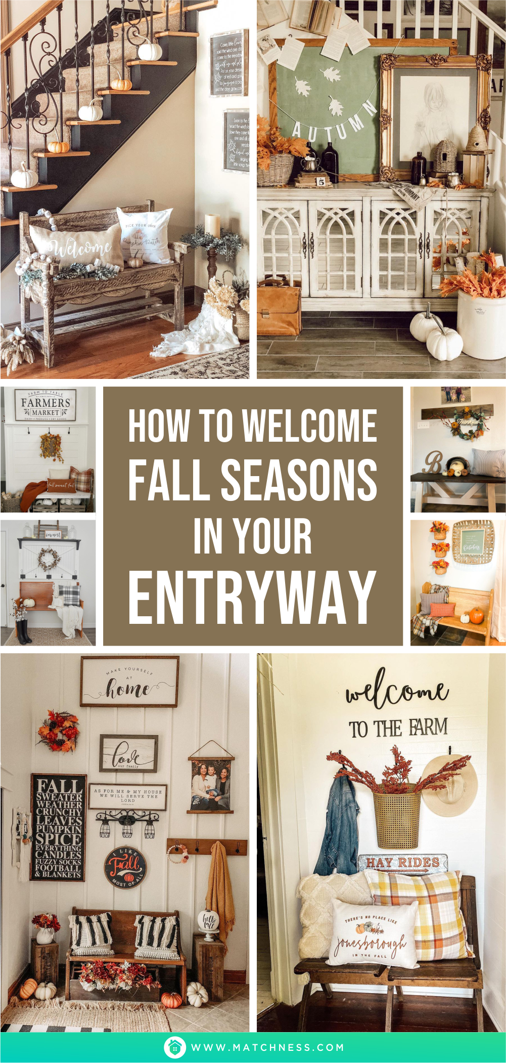 How to welcome fall seasons in your entryway 1