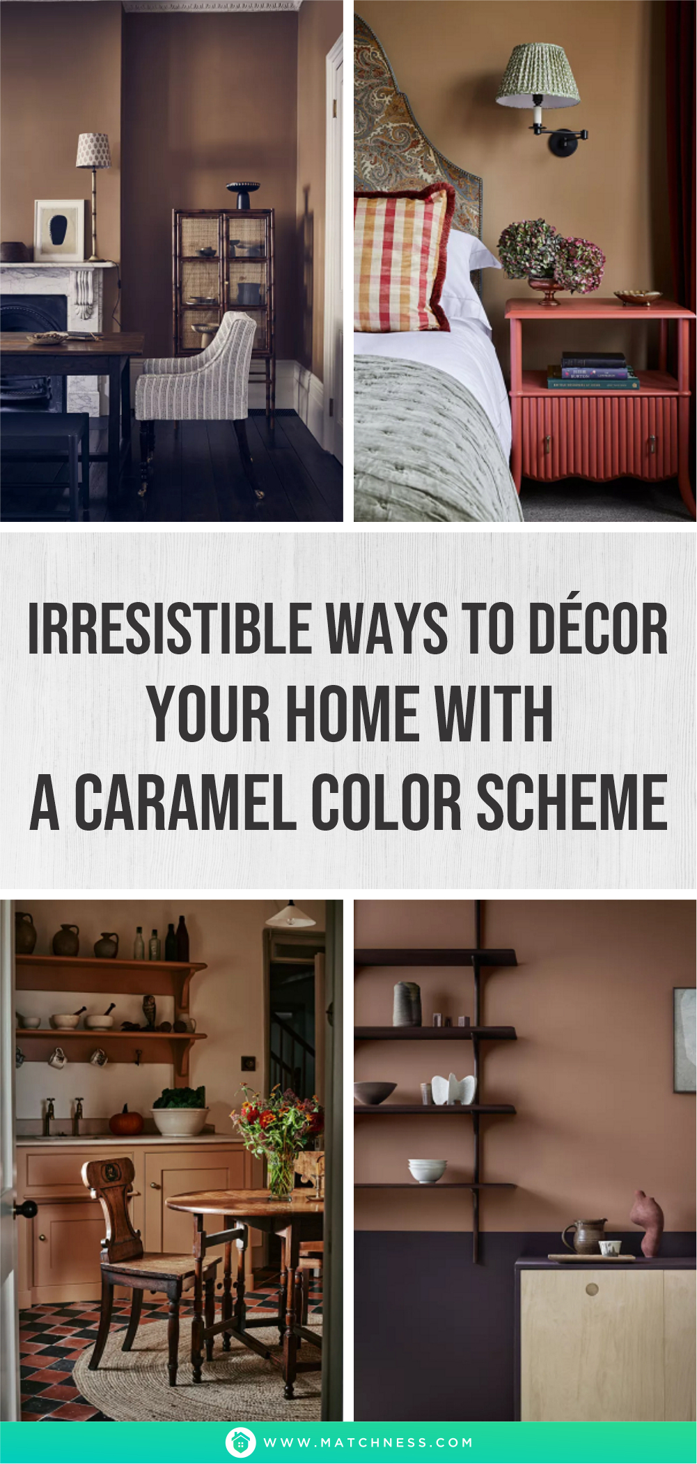Irresistible ways to décor your home with a caramel color scheme1