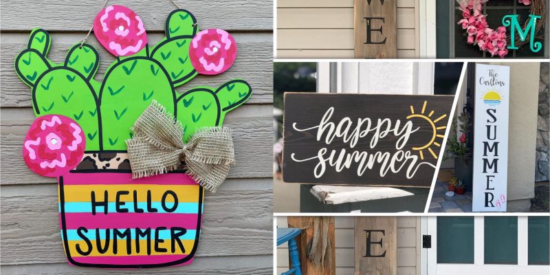 Let's complete your summer decoration with these 30 summer sign ideas2