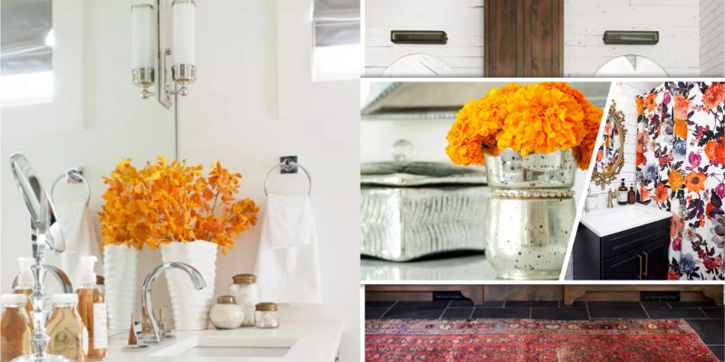 Quick fall bathroom makeover ideas for more interesting look in new season2