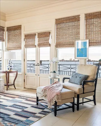 Seaside hues Fashionable Entryway Rug Ideas To Present Warm Welcome Impression