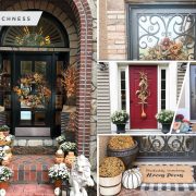 30 inviting front door decor ideas with fall touches2