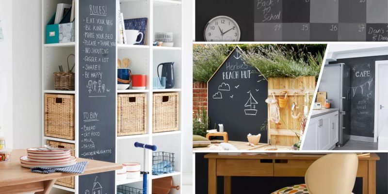 5 creative ways to decorate your home with chalkboard paint in any room2