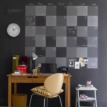Calendar chalk paint 5 Creative Ways To Decorate Your Home With Chalkboard Paint In Any Room
