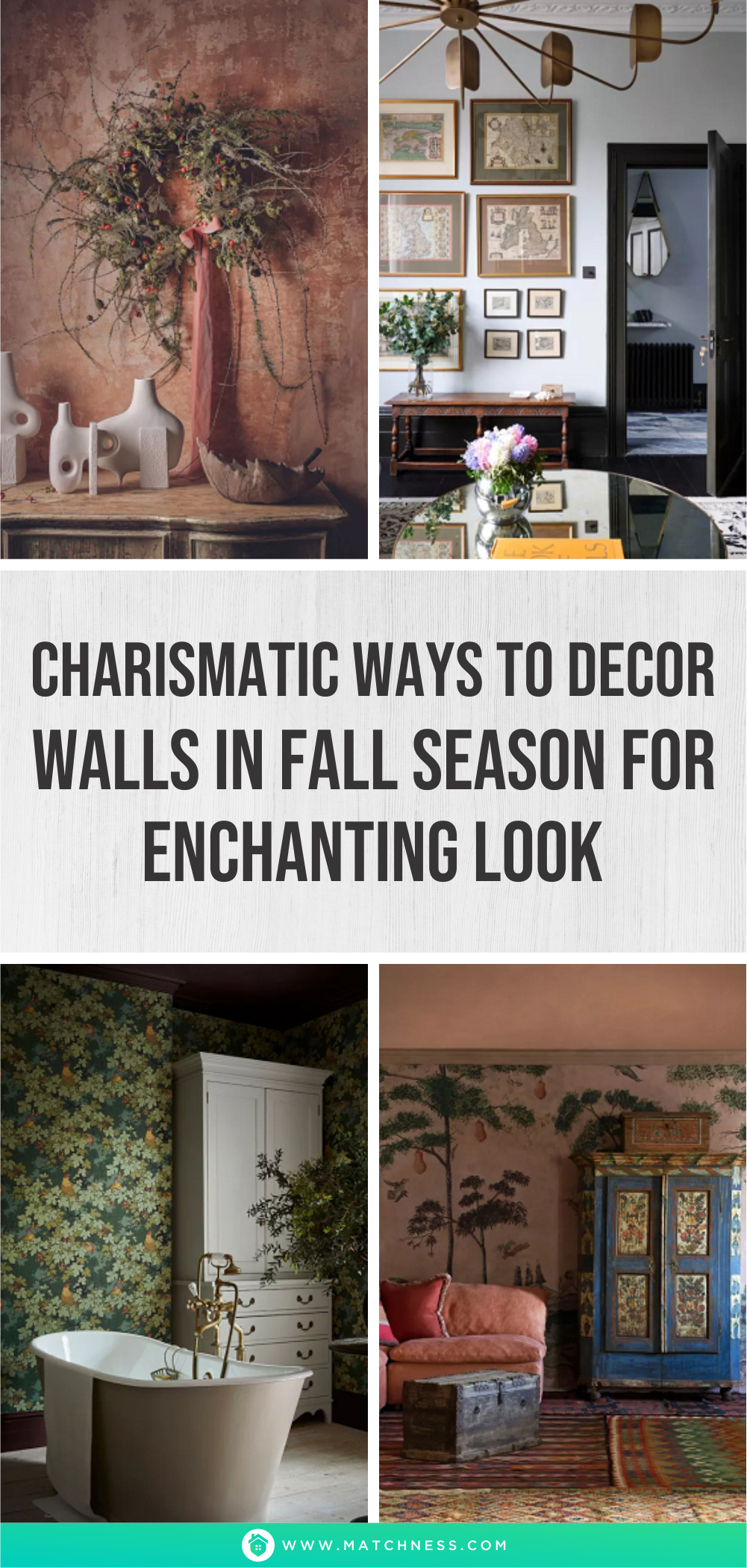 Charismatic ways to decor walls in fall season for enchanting look1