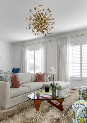 Choose for plants and flowers Reliable Interior Design To Make Your Dark Living Room Feel Brighter