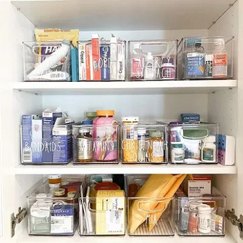 Clear plastic bins Qualified Ways Of Medicine Storage And Organization For Greater Purpose